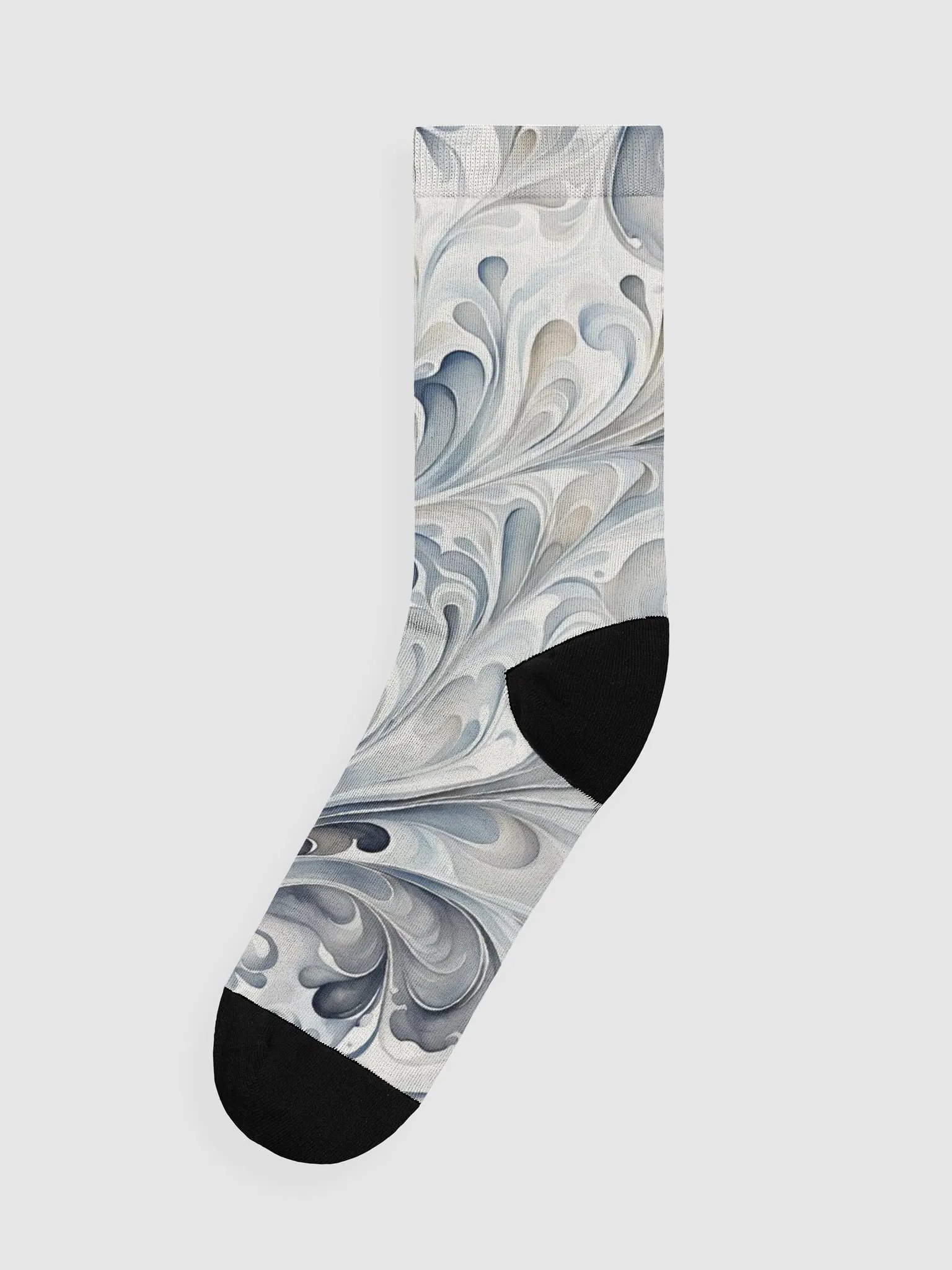 Gray Fractals Socks product image (1)