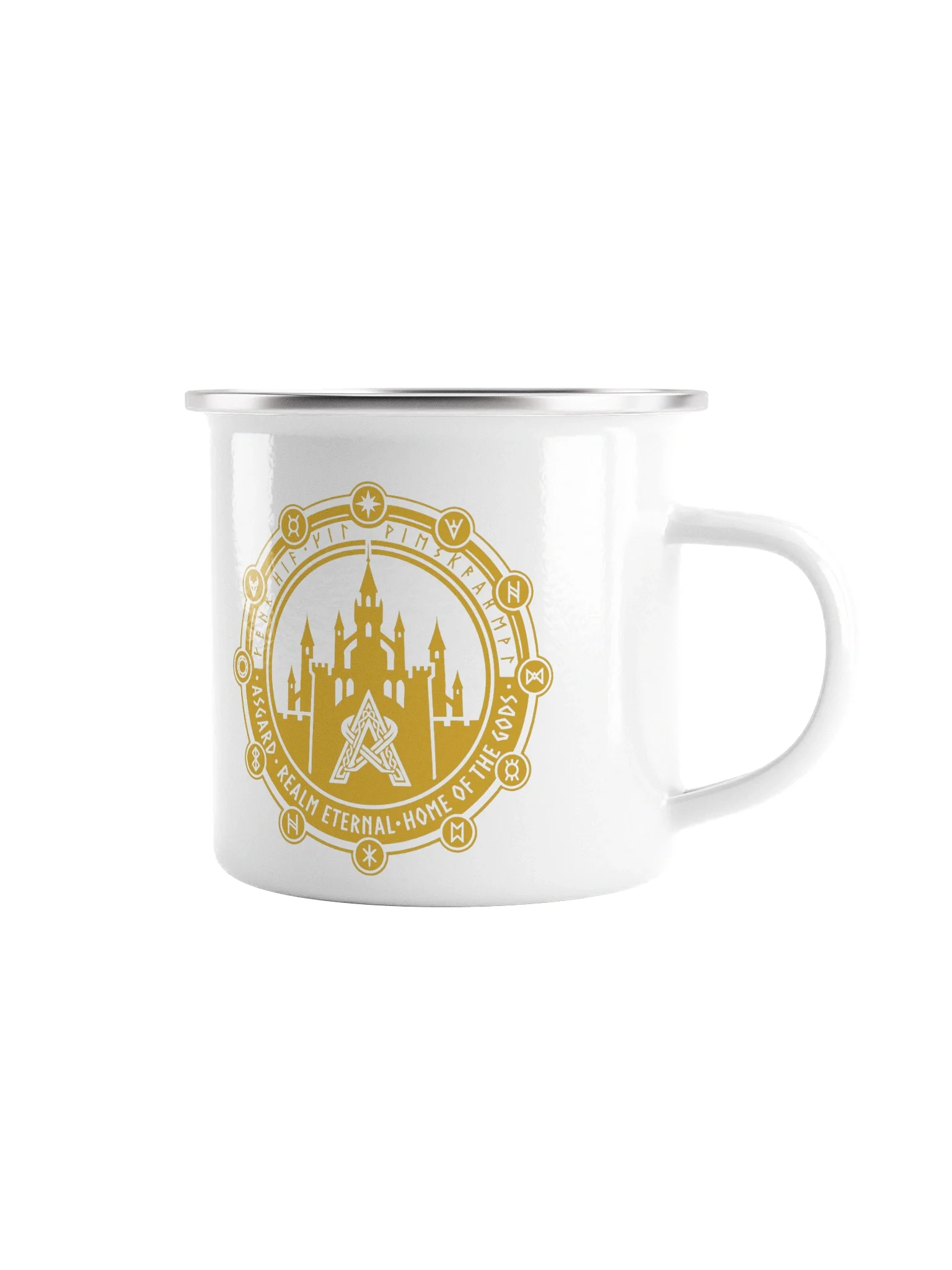 Asgard Crest Enamel Mug