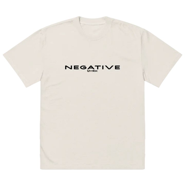 MVRK Negative Oversized Tee Black Logo product image (14)
