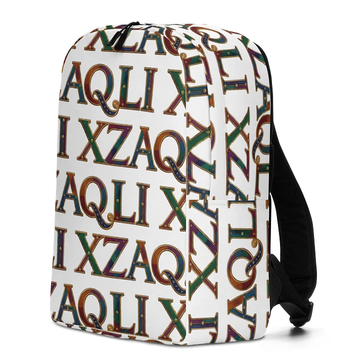 XZAQLI Ivory Monogram Premium Commuter Backpack product image (2)