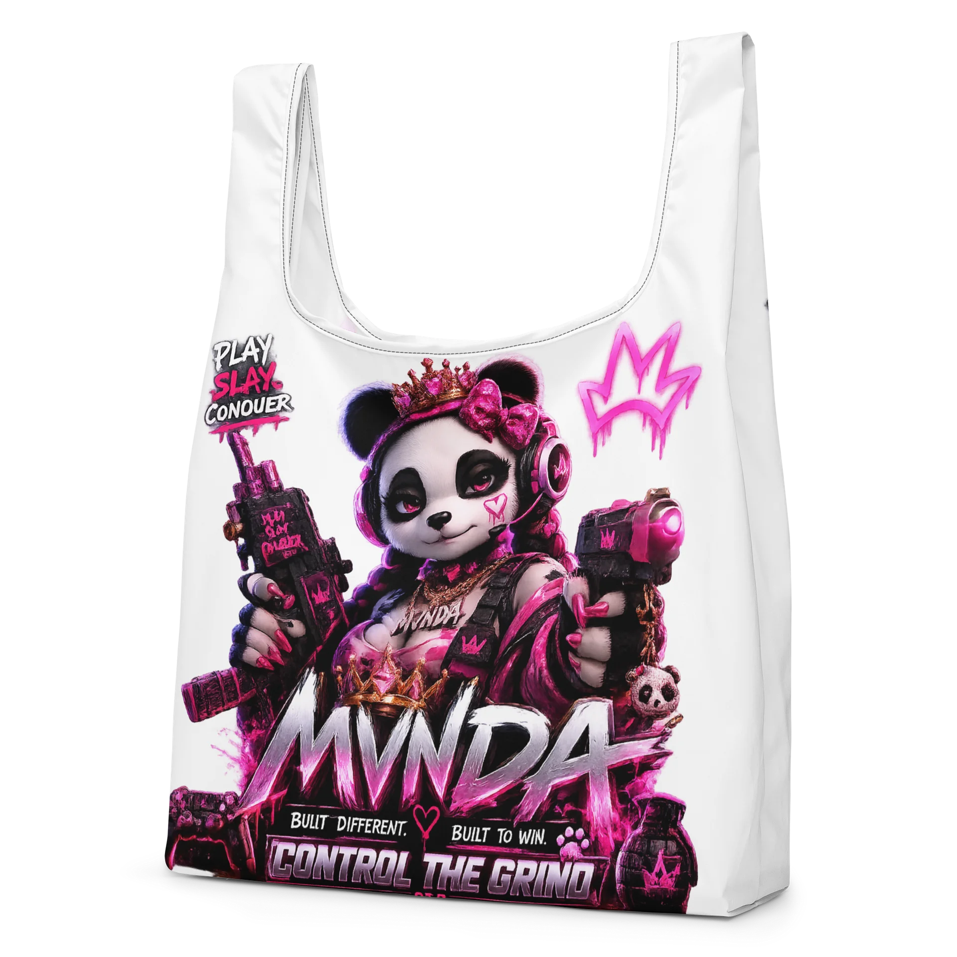 MVNDA™ “Play. Slay. Conquer.” Tote Bag product image (2)