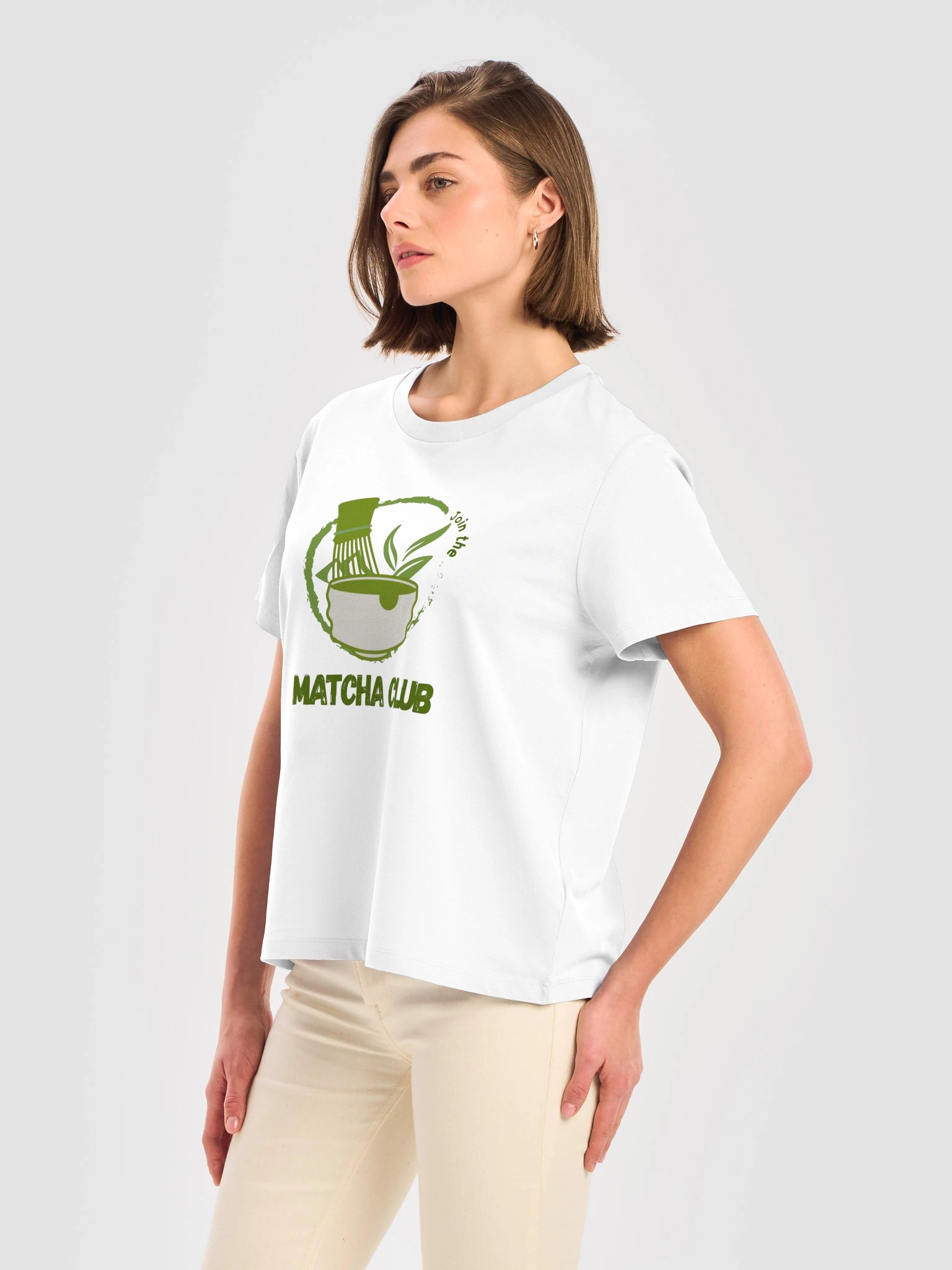 Join The MATCHA CLUB Graphic T-Shirt - Vintage Green Tea Tee product image (48)