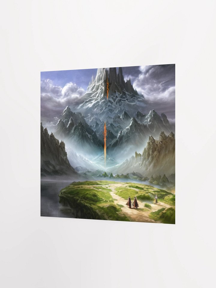Mystical Mountain Path Lord Of The Rings Anime Concept Art Poster product image (9)