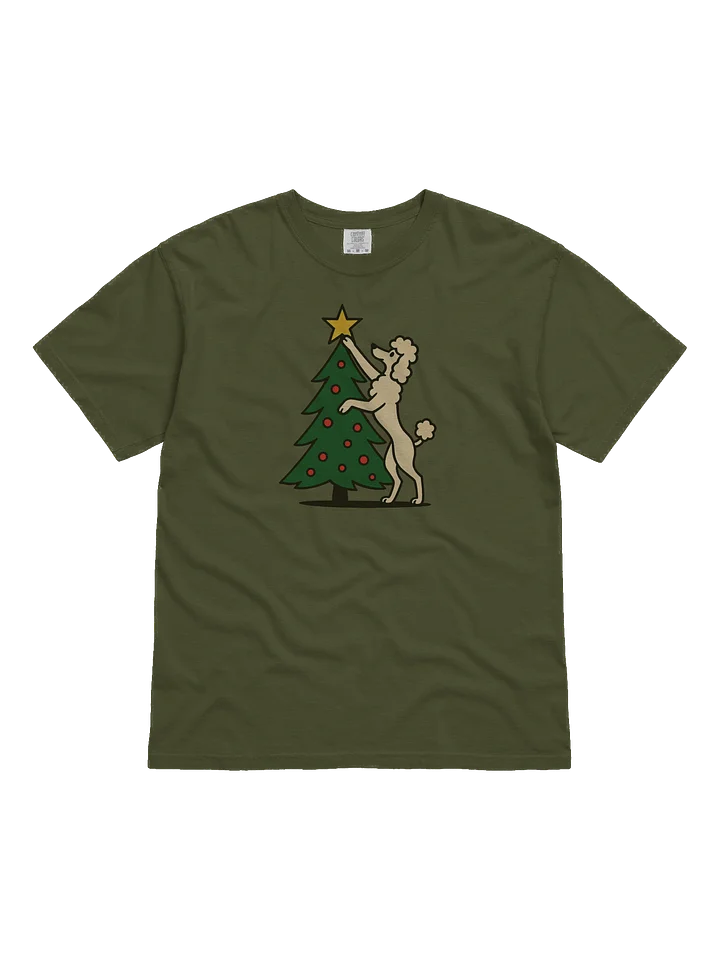 Poodle Christmas T-Shirt product image (1)