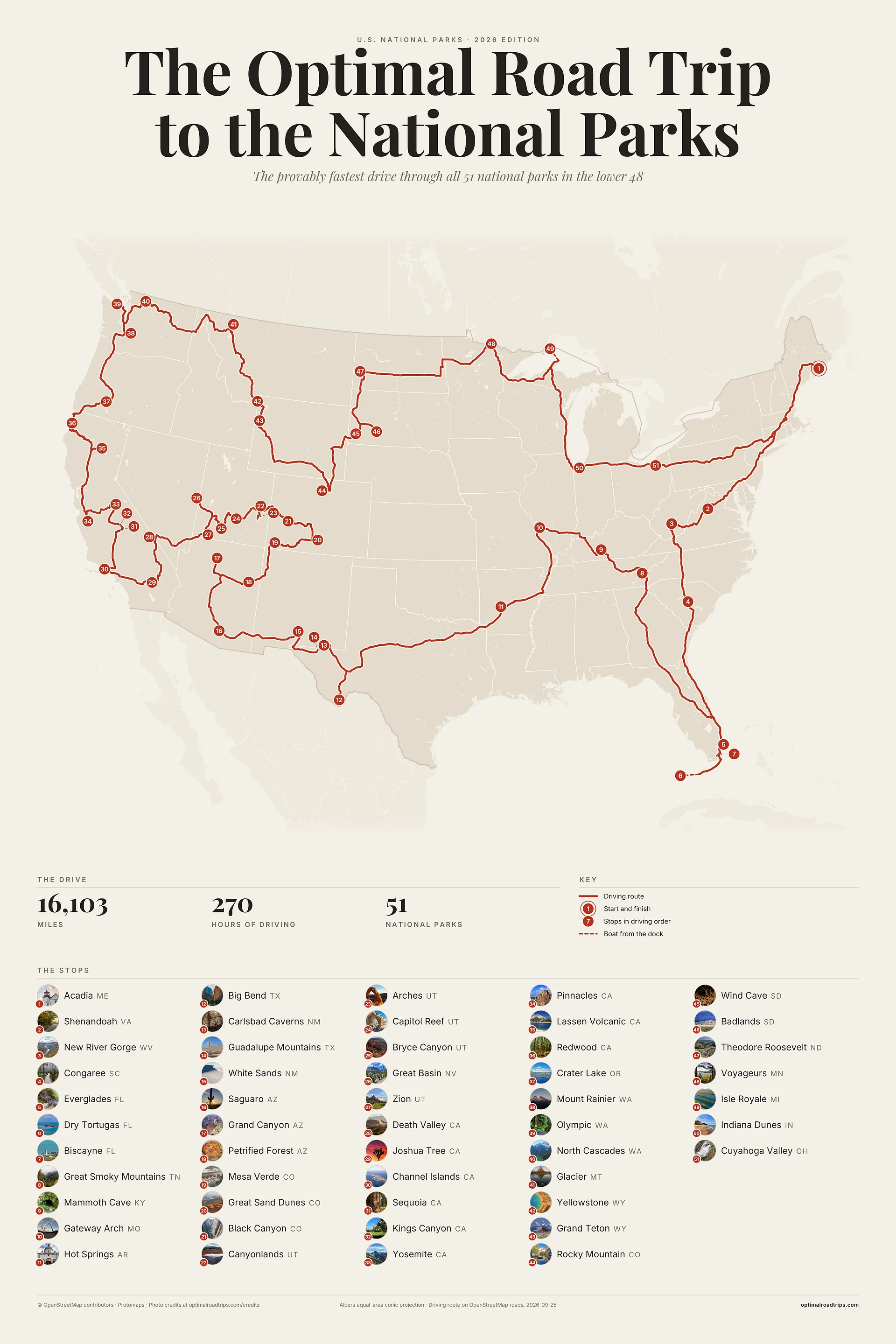 U.S. National Parks 2026, Paper, 24 x 36 in, black-framed poster product image (2)