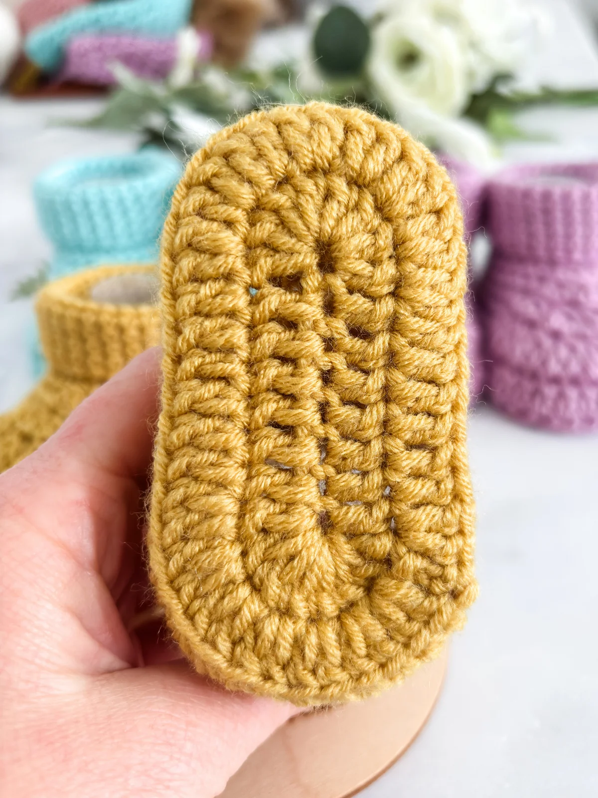 Cozy Steps Baby Booties Crochet Pattern product image (7)