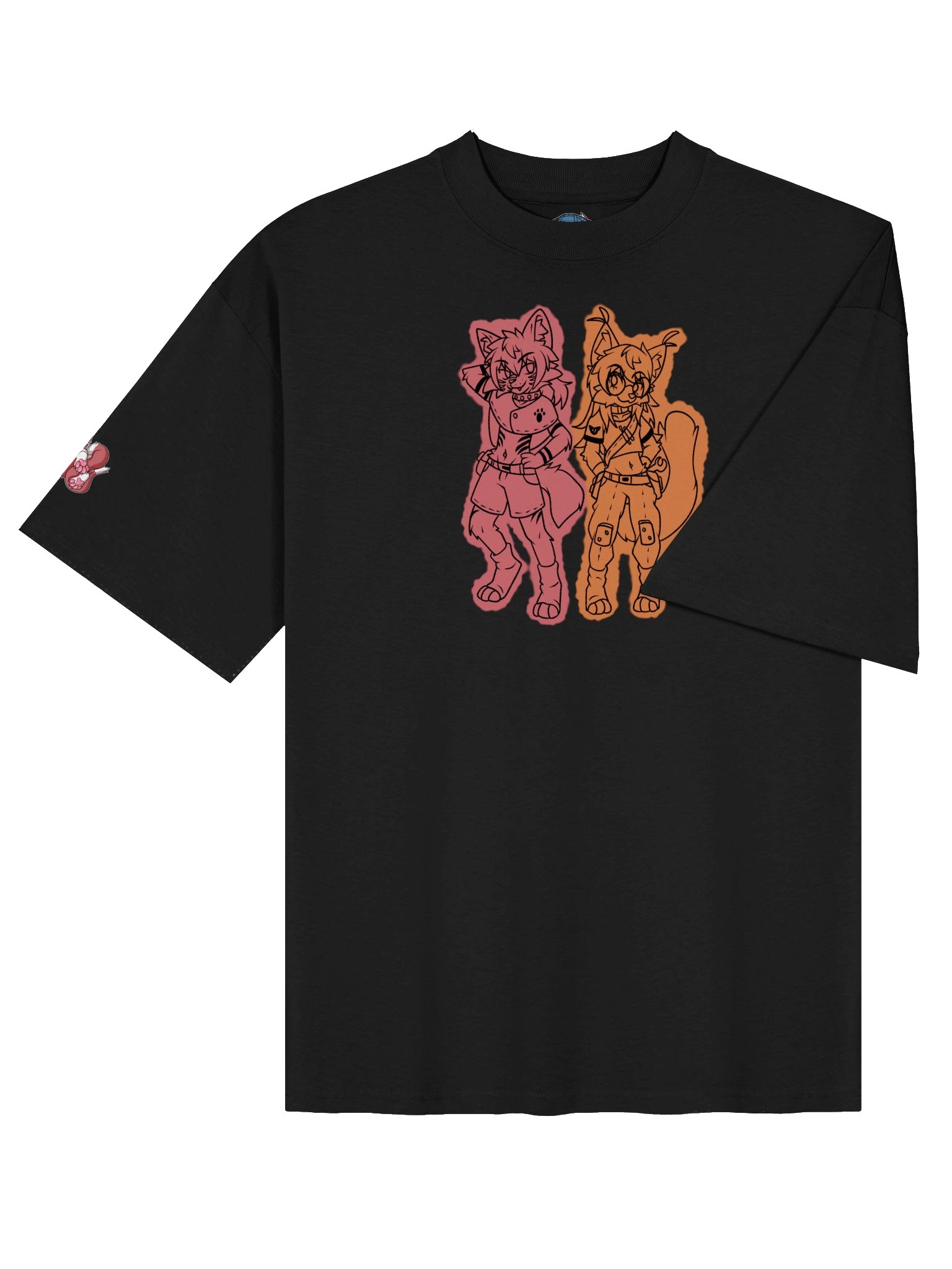 MeowWah Oversized T-shirt product image (4)
