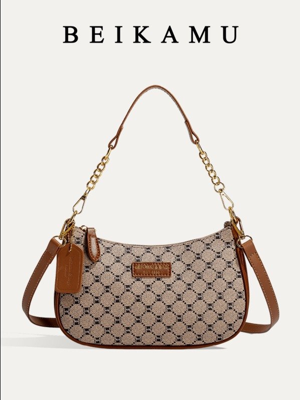 ADLEST 1pc Solid Color PU Leather Shoulder Bag For Women, Versatile Crossbody Bag For Commuting, Adjustable Shoulder Strap product image (8)