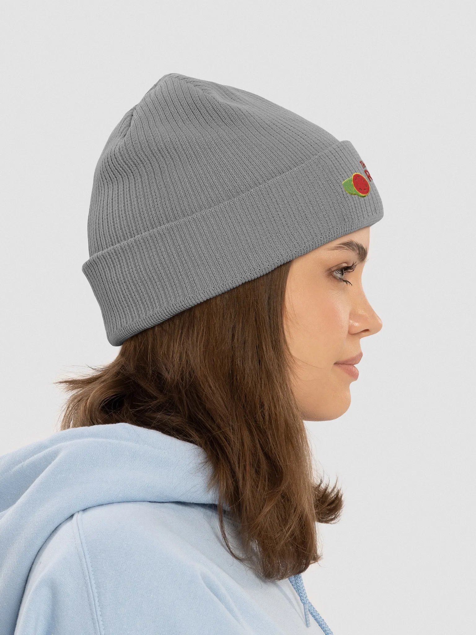 Melon Leaf Logo Ribbed Beanie product image (8)