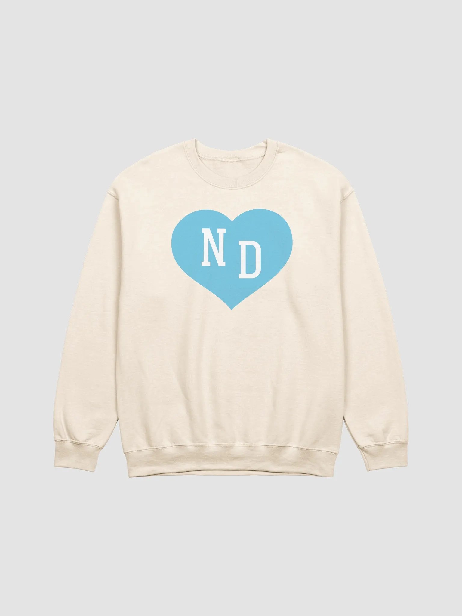 ND Heart Blue Sweatshirt product image (1)