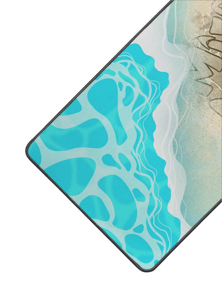 Leopard Sea - Desk Mat (12" x 22") product image (2)