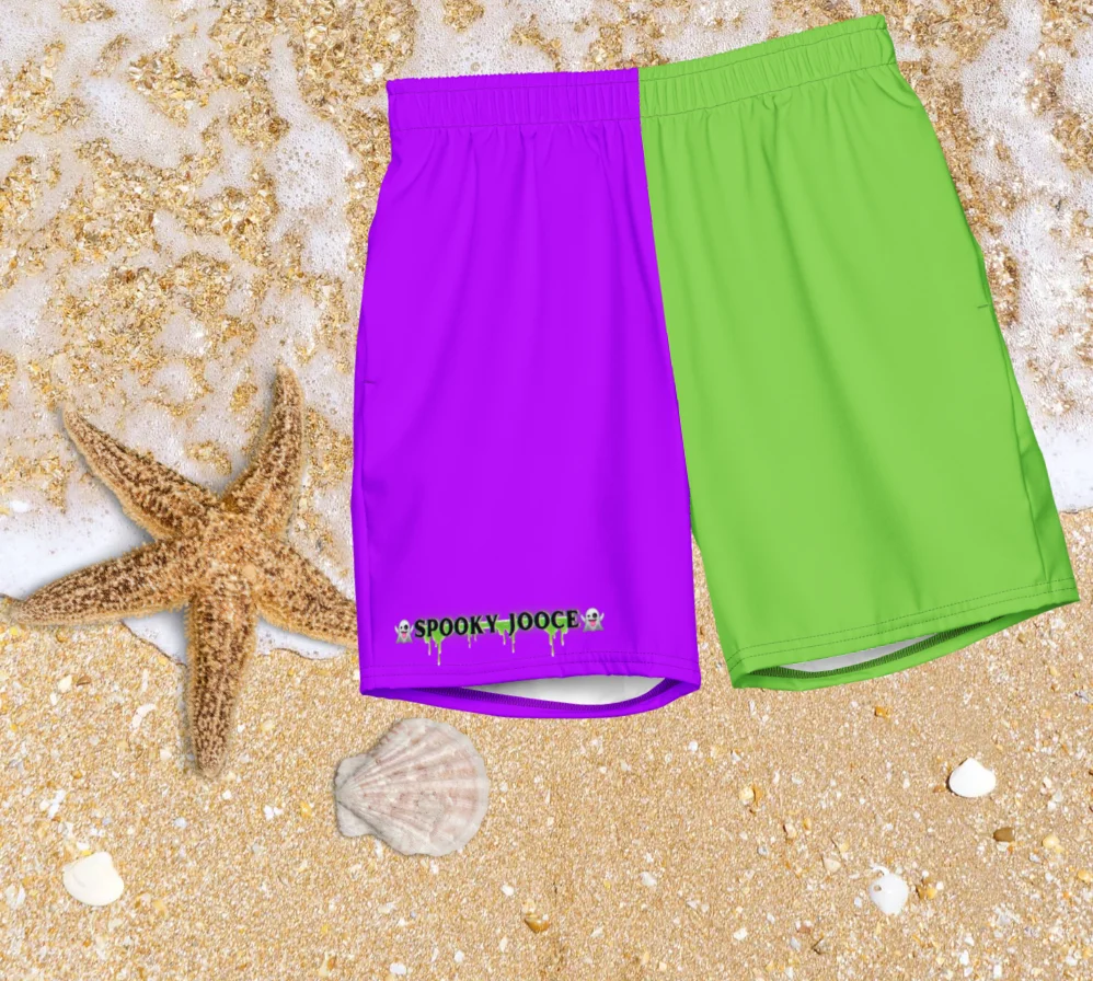SPOOKY JOOCE Swim Trunkz - Purple/Green product image (2)