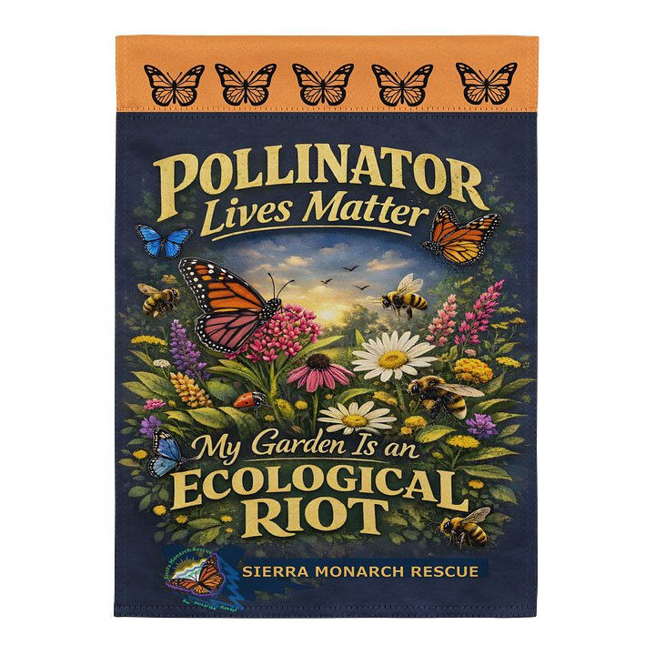 Pollinator Lives Matter Garden Flag product image (1)