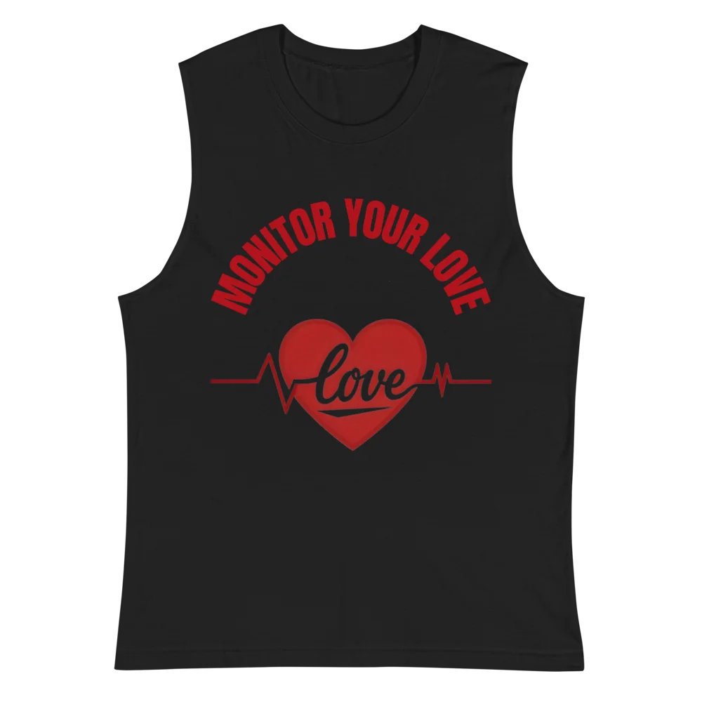 Heartbeat Love Muscle Tank product image (3)