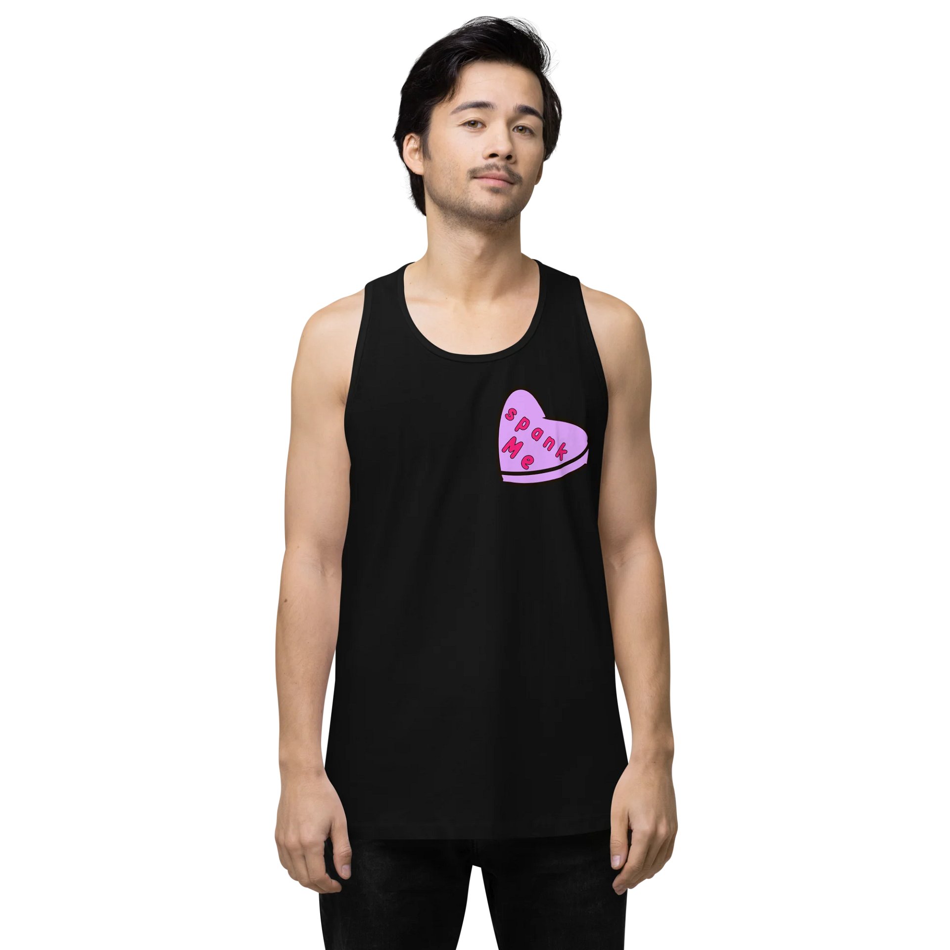 Purple Candy Heart Tank Top product image (1)