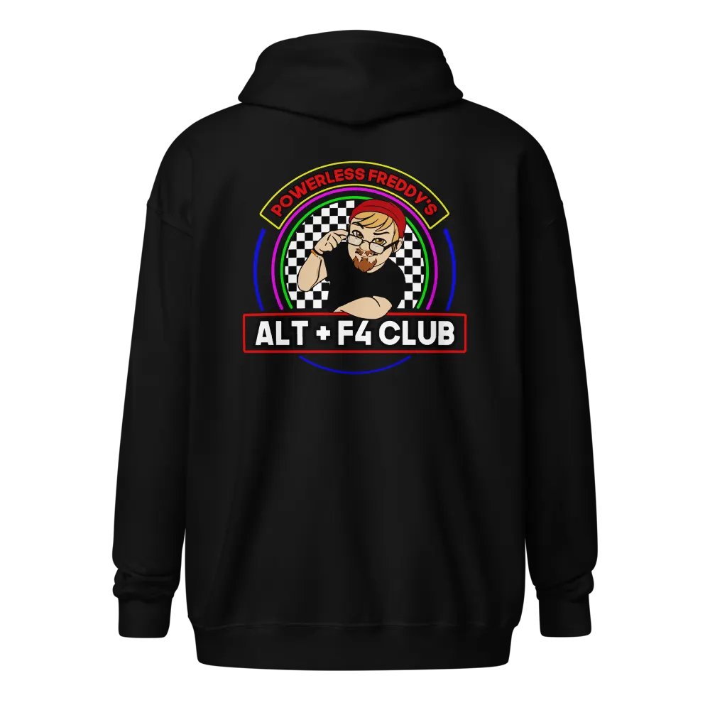 ALT + F4 Club Zip-Up Hoodie product image (6)