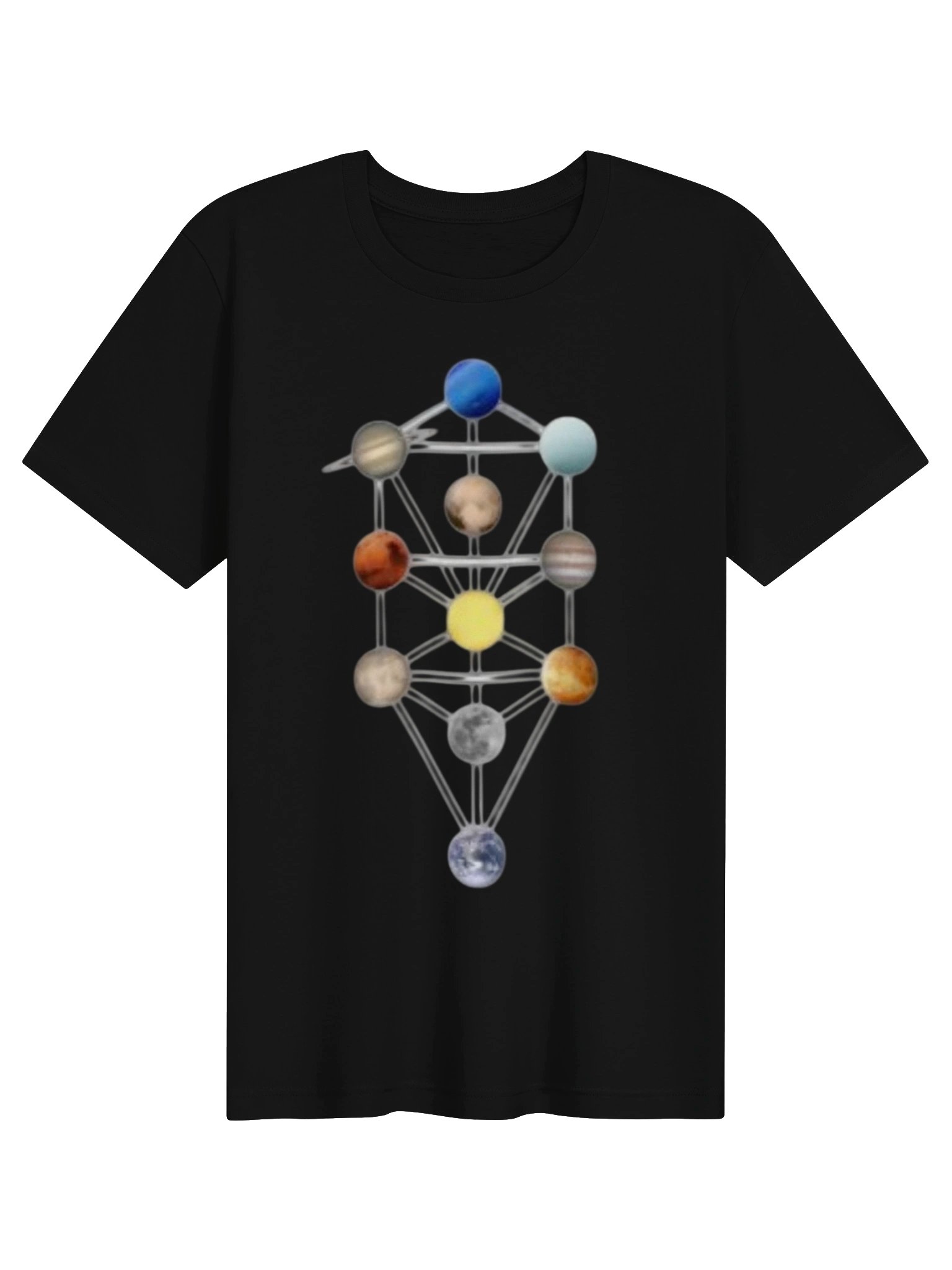 Tree of Life T-Shirt • Kabbalah Sefirot Shirt • Sacred Geometry Tee • Jewish Mysticism • Spiritual Meditation Shirt product image (1)