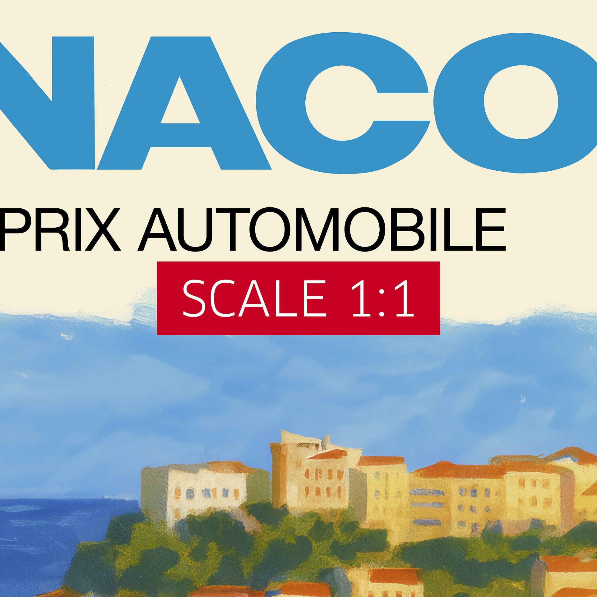Monaco Vintage F1 Grand Prix 1967 Art Poster — Auto Racing Wall Art, Formula 1 Print product image (5)