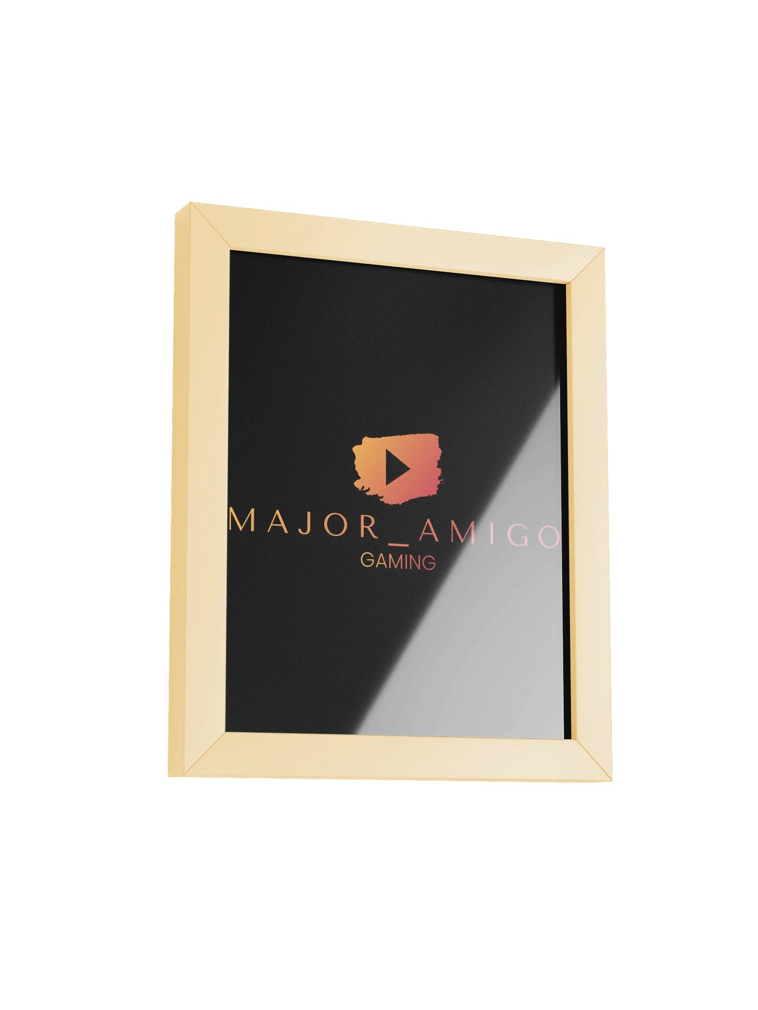MajorAmigoGaming – Premium Gerahmtes Logo-Kunstdruckposter product image (2)