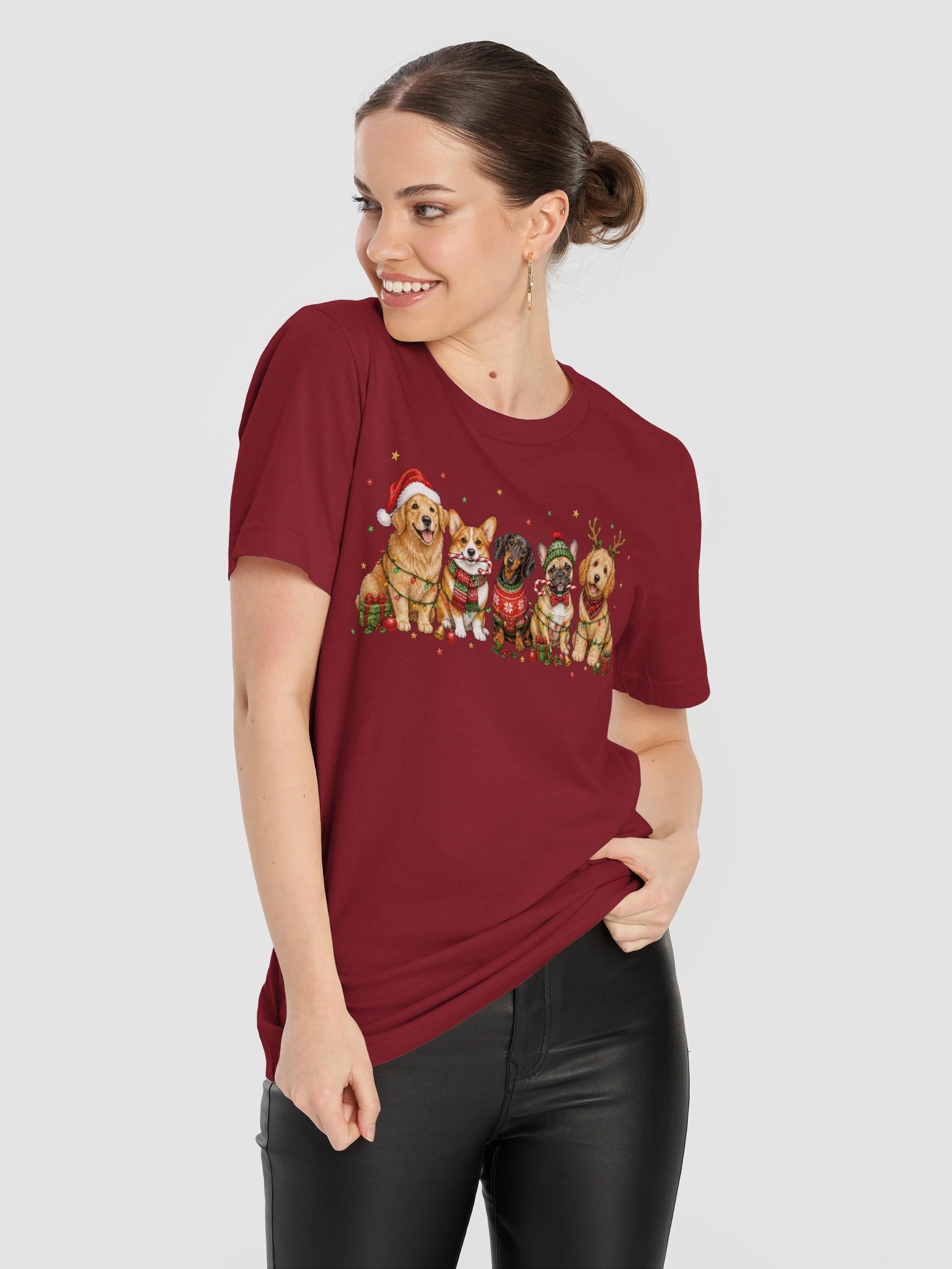 Christmas Dogs T-Shirt | Festive Holiday Dog Lover Tee product image (109)