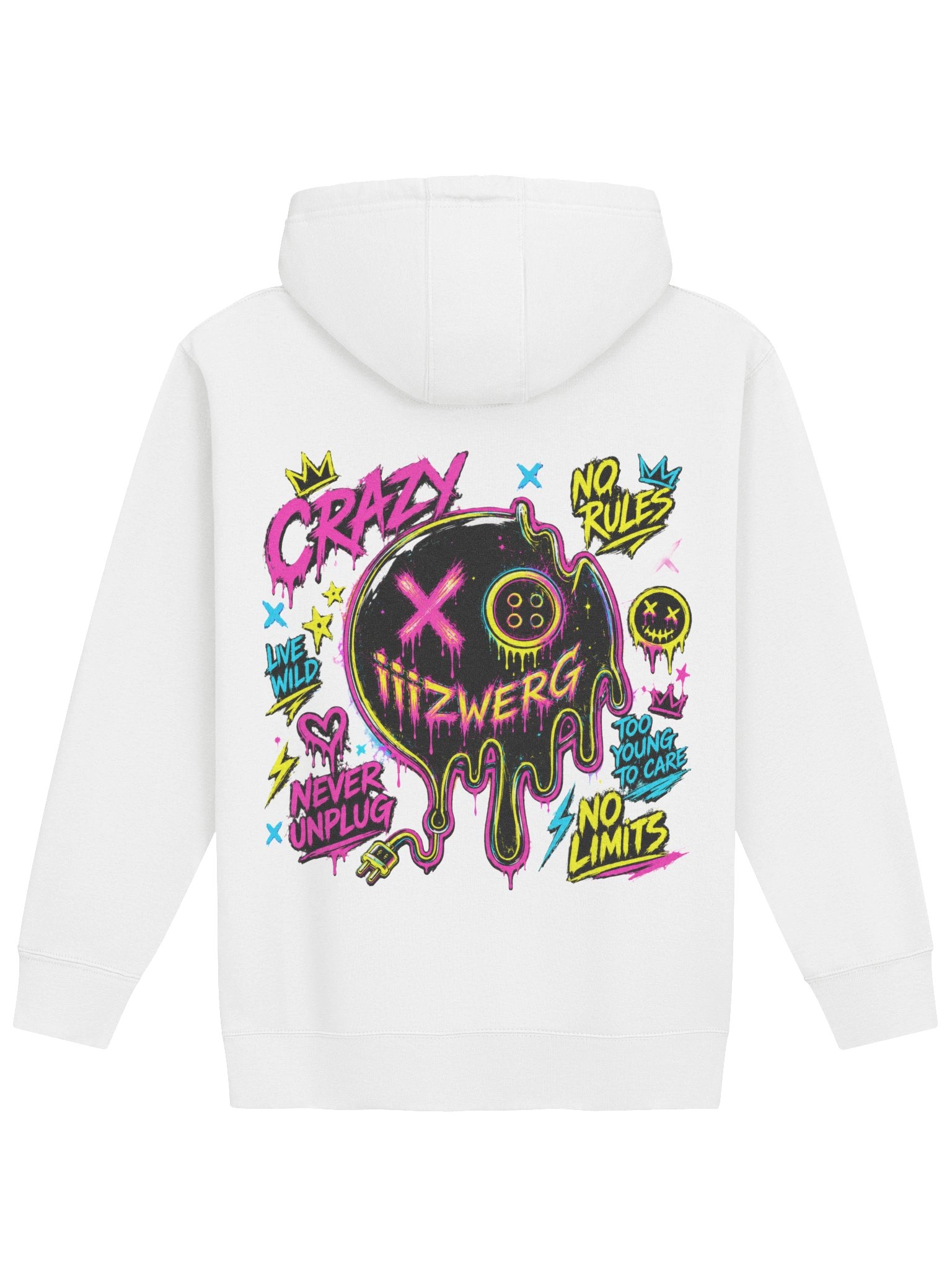 Melted Chaos Hoodie PINK product image (1)