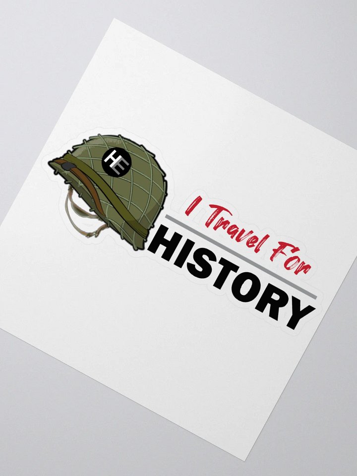 I Travel For History! Stickers product image (2)