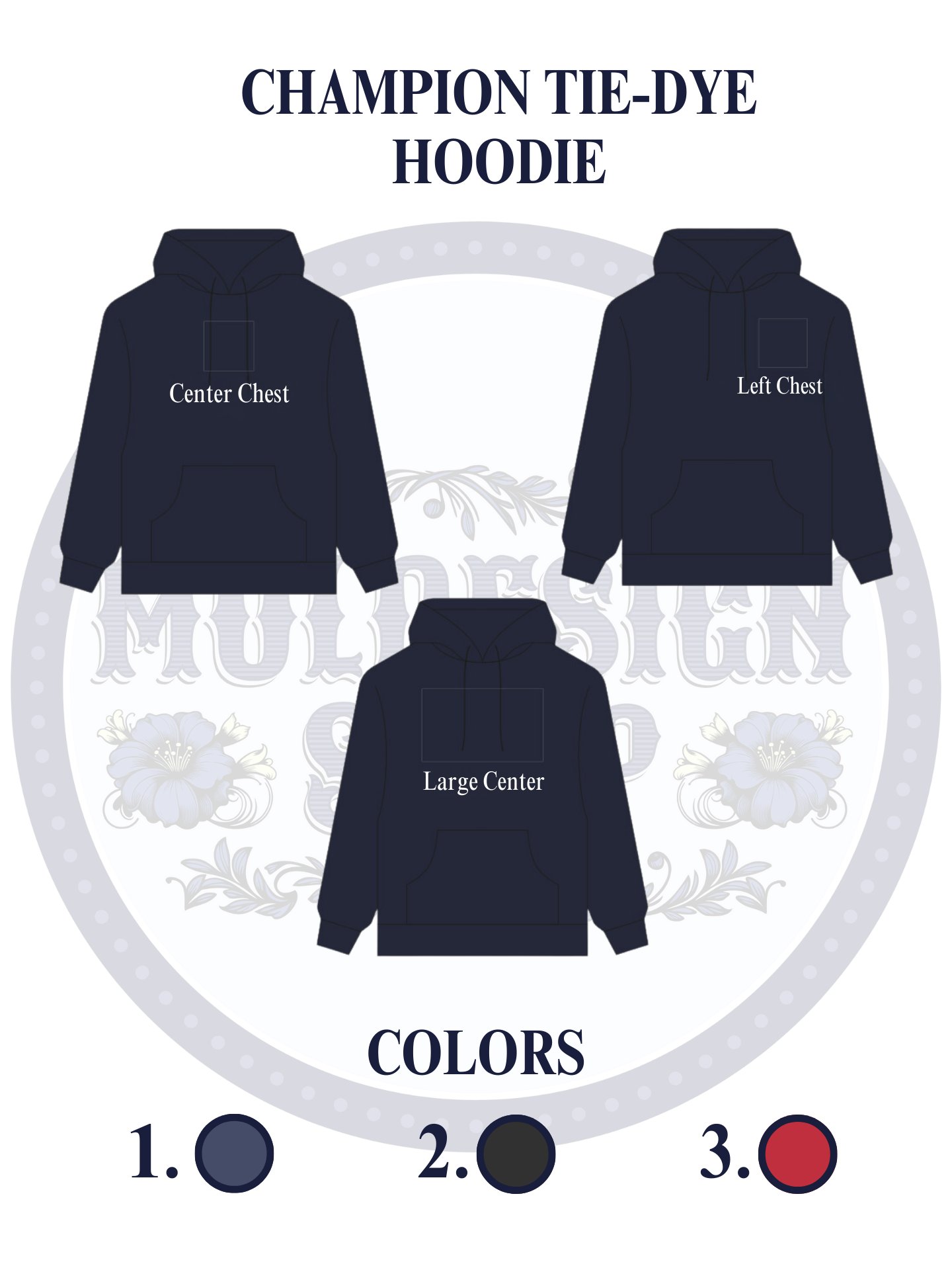 CHAMPION TIE-DYE HOODIE / EMBROIDERED product image (11)
