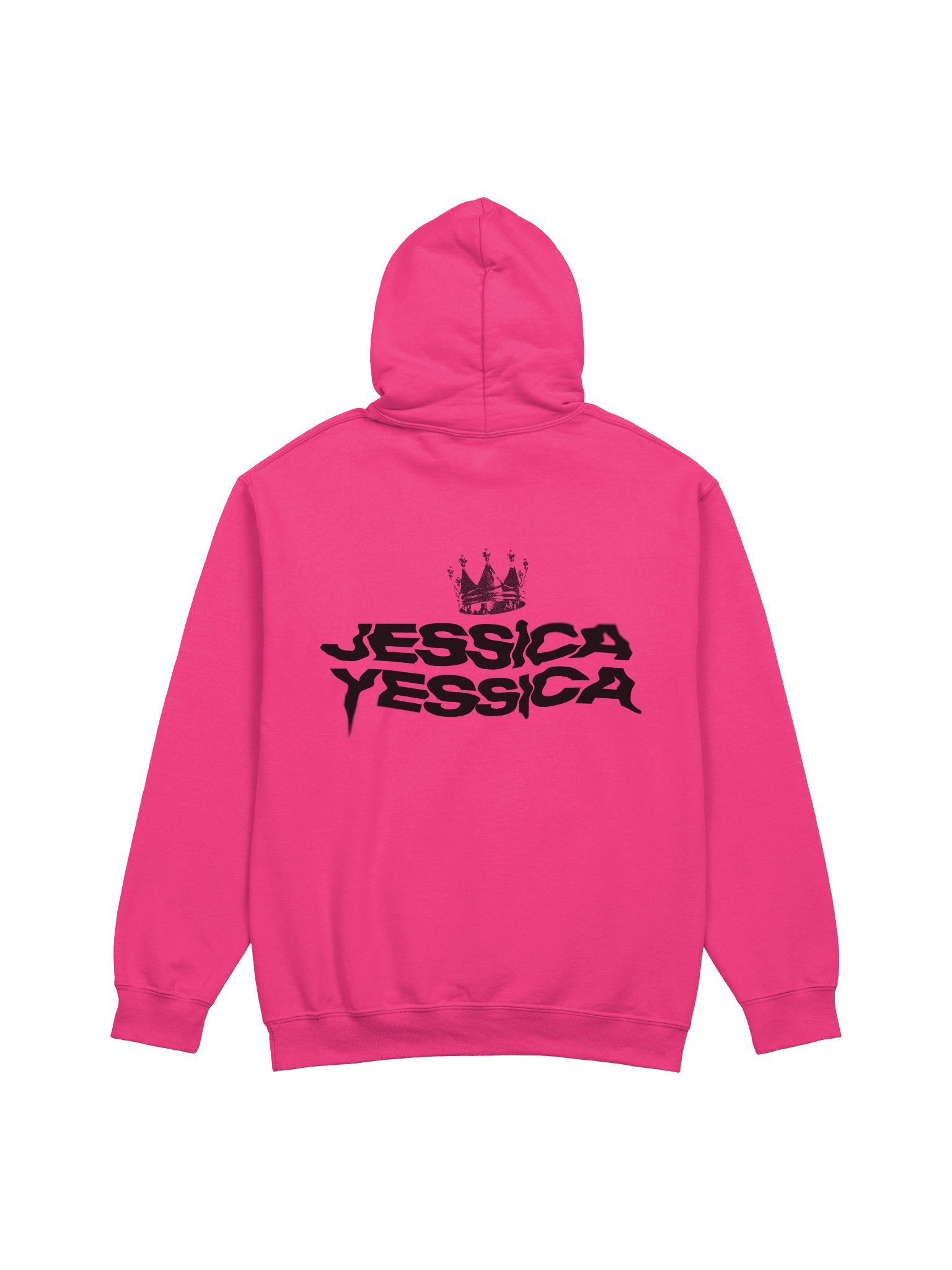 NOT EASY – BLACK TEXT HOODIE product image (2)
