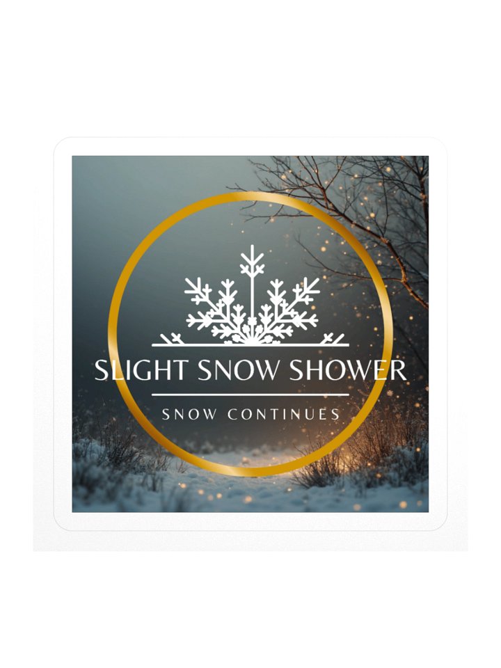 SlightSnowShower Sticker product image (4)