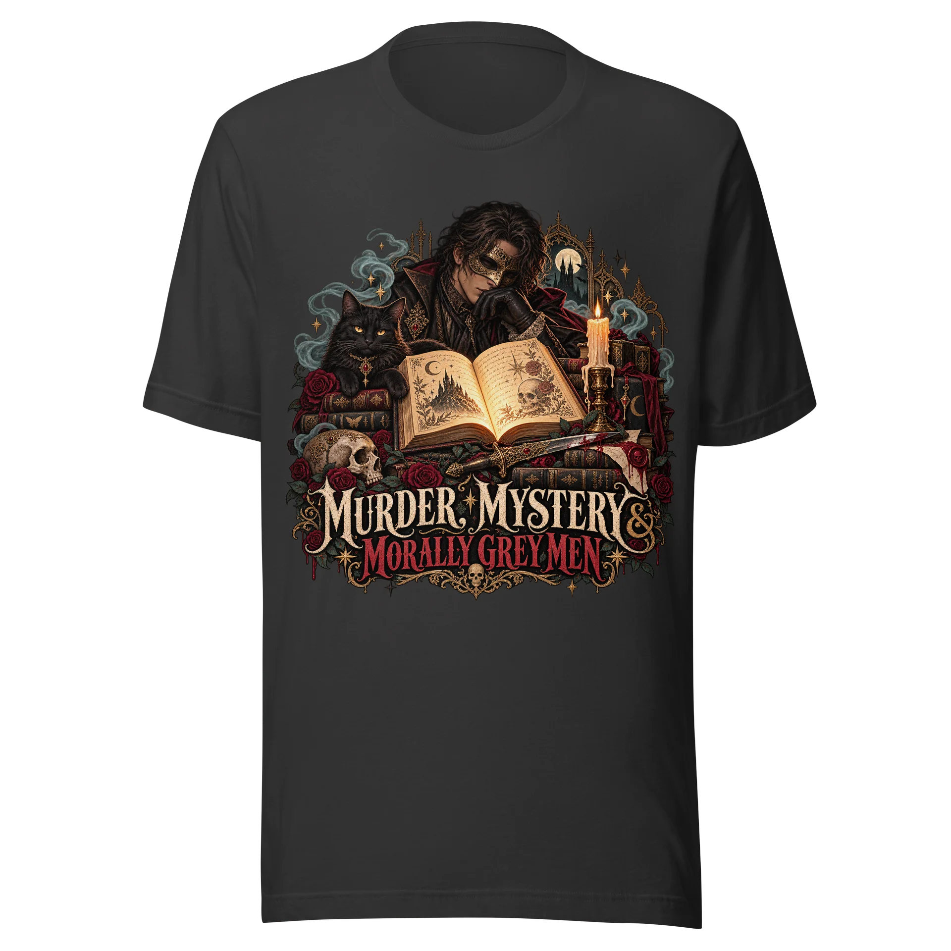 Murder Mystery & Morally Grey Men Gothic Tee product image (1)