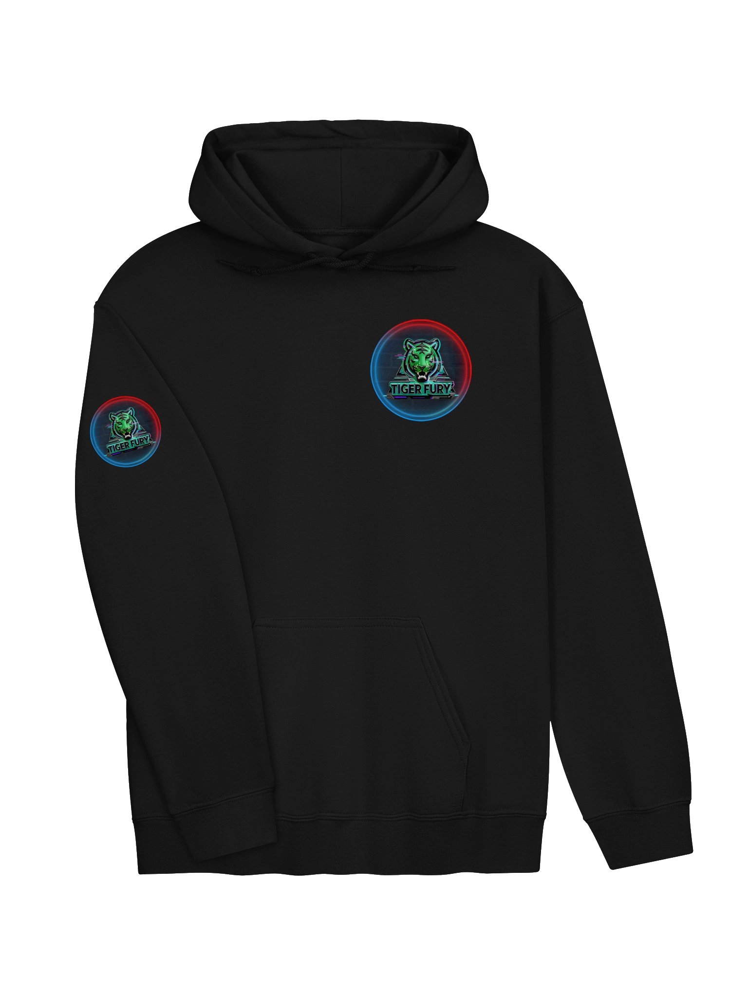 Tiger Fury Neon Logo Pullover Hoodie product image (32)