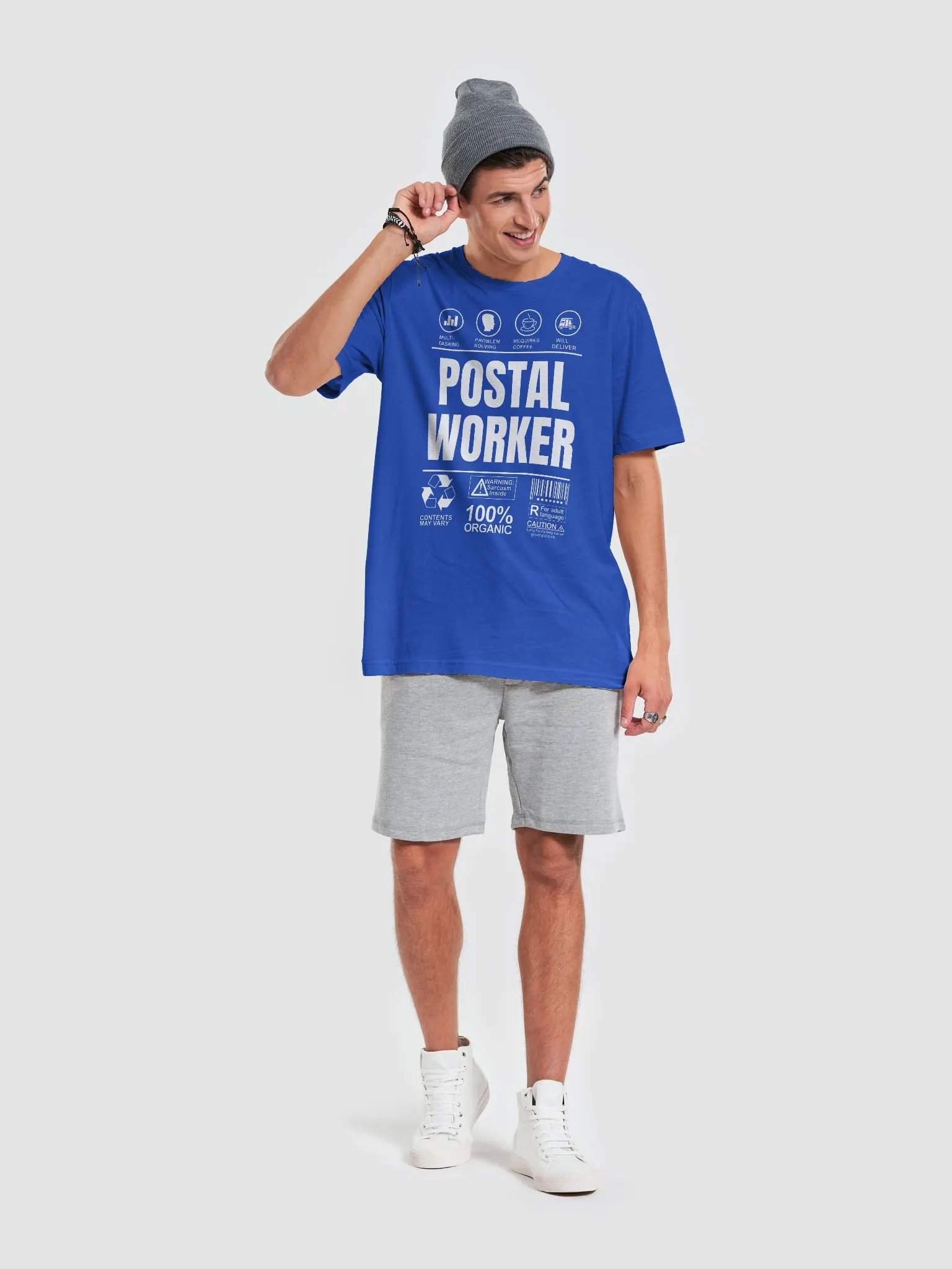 POSTAL WARNING LABEL UNISEX TEE product image (54)