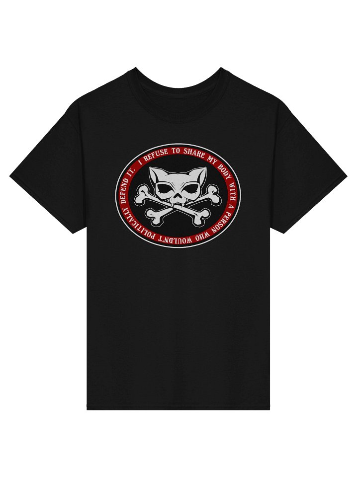 I Refuse Redline Kat Skull Heavyweight Tee product image (1)