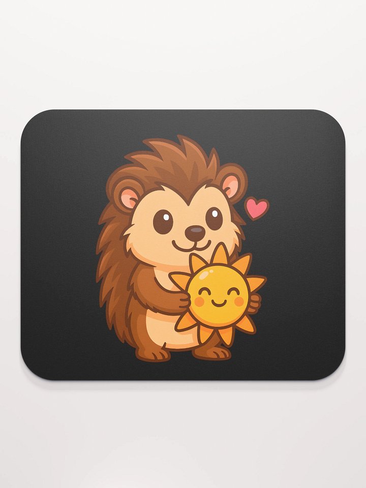 You are my sunshine black mousepad (8.7″ × 7.1″ // 22cm × 18cm) [Style 1] product image (2)