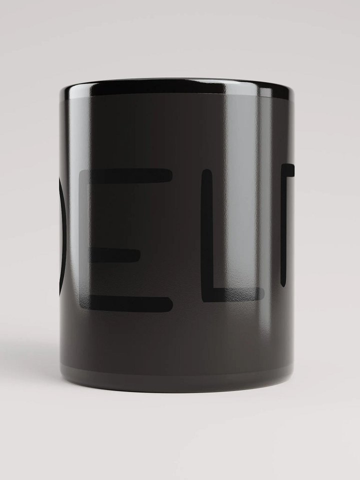 DELTA Mug Text Blk/Blk product image (2)