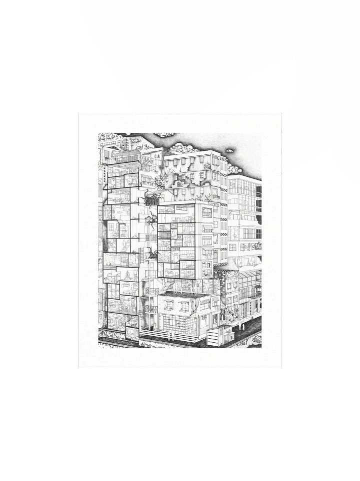 Kowloon Walled City - Original Art Print product image (2)