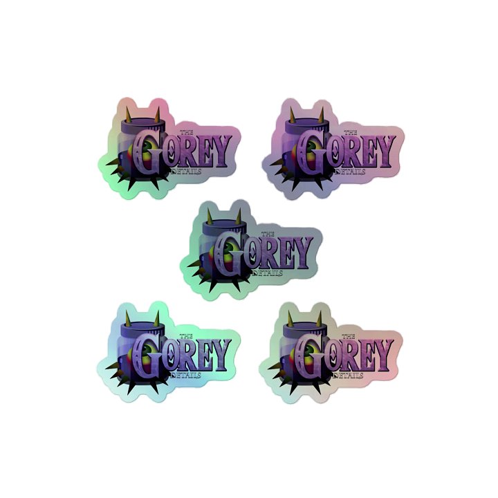 You’ve met with a terrible fate, haven’t you? - Kiss-Cut Holographic Sticker Sheet product image (2)