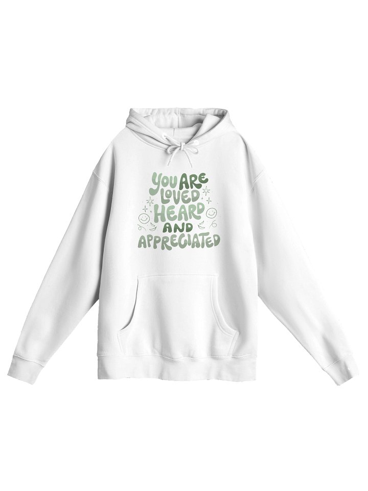 White LHA Hoodie product image (1)