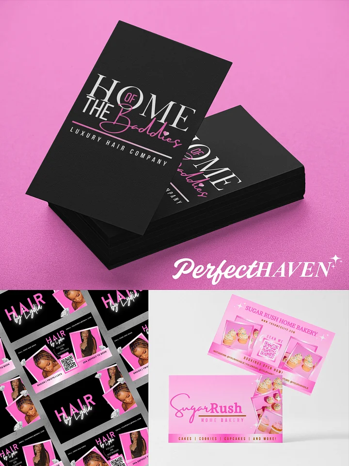 Glossy Business Cards - Round Edge Option - 15 pt. product image (2)