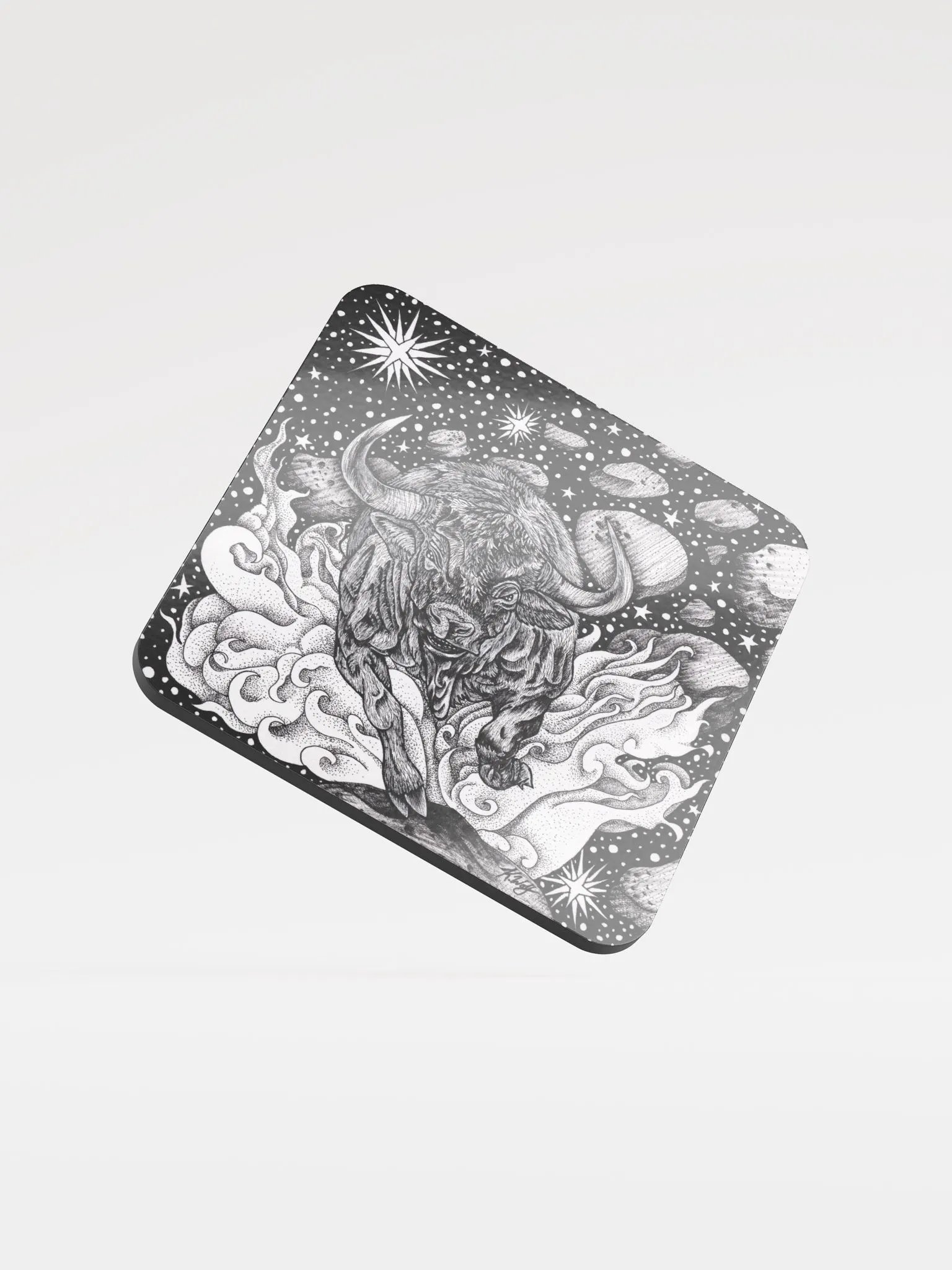 Taurus Zodiac coaster product image (1)