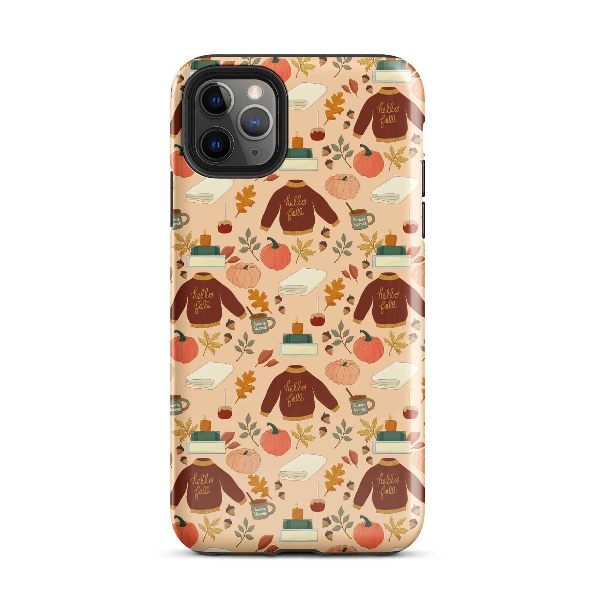 Cozy Fall Pattern iPhone® Tough Case product image (3)