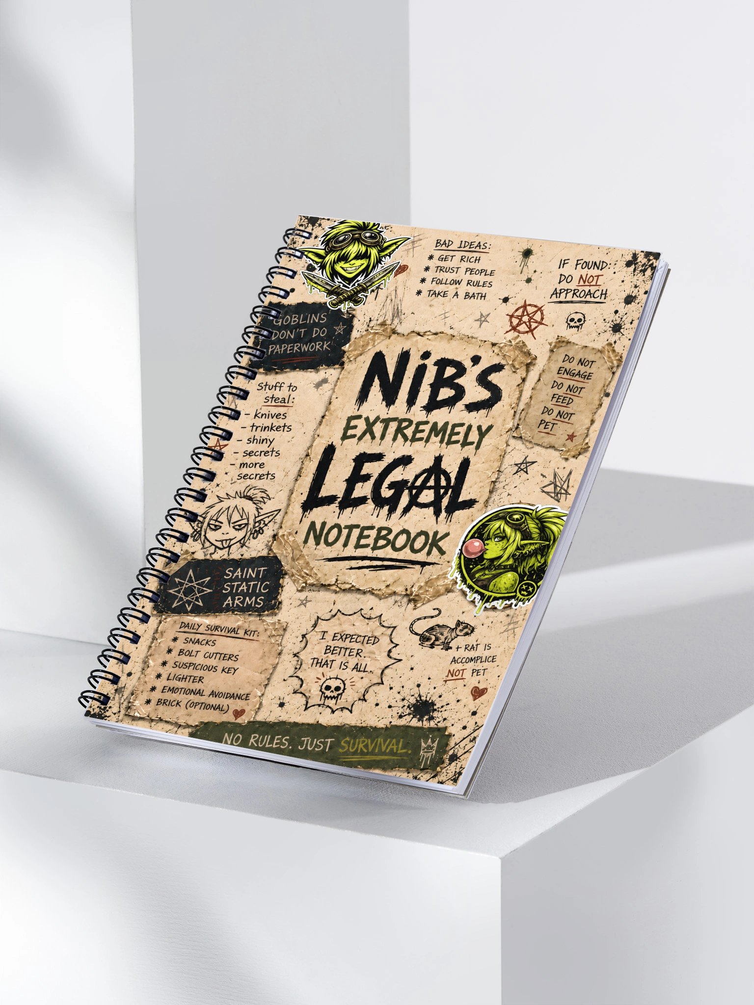 nib's extremely legal notebook product image (3)
