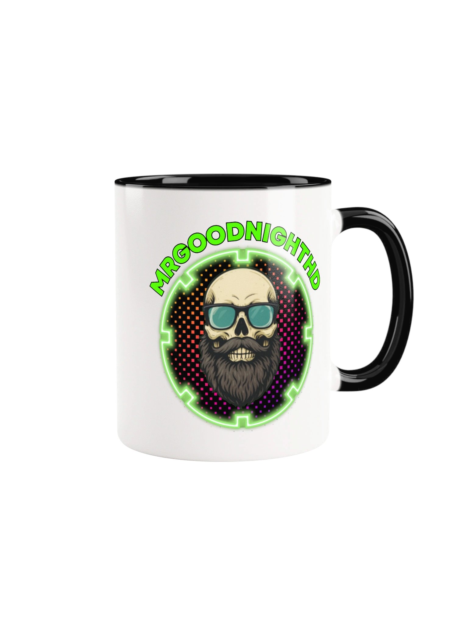 Official MRGOODNIGHTHD Skull Logo Ceramic Coffee Mug (Mixed) product image (1)
