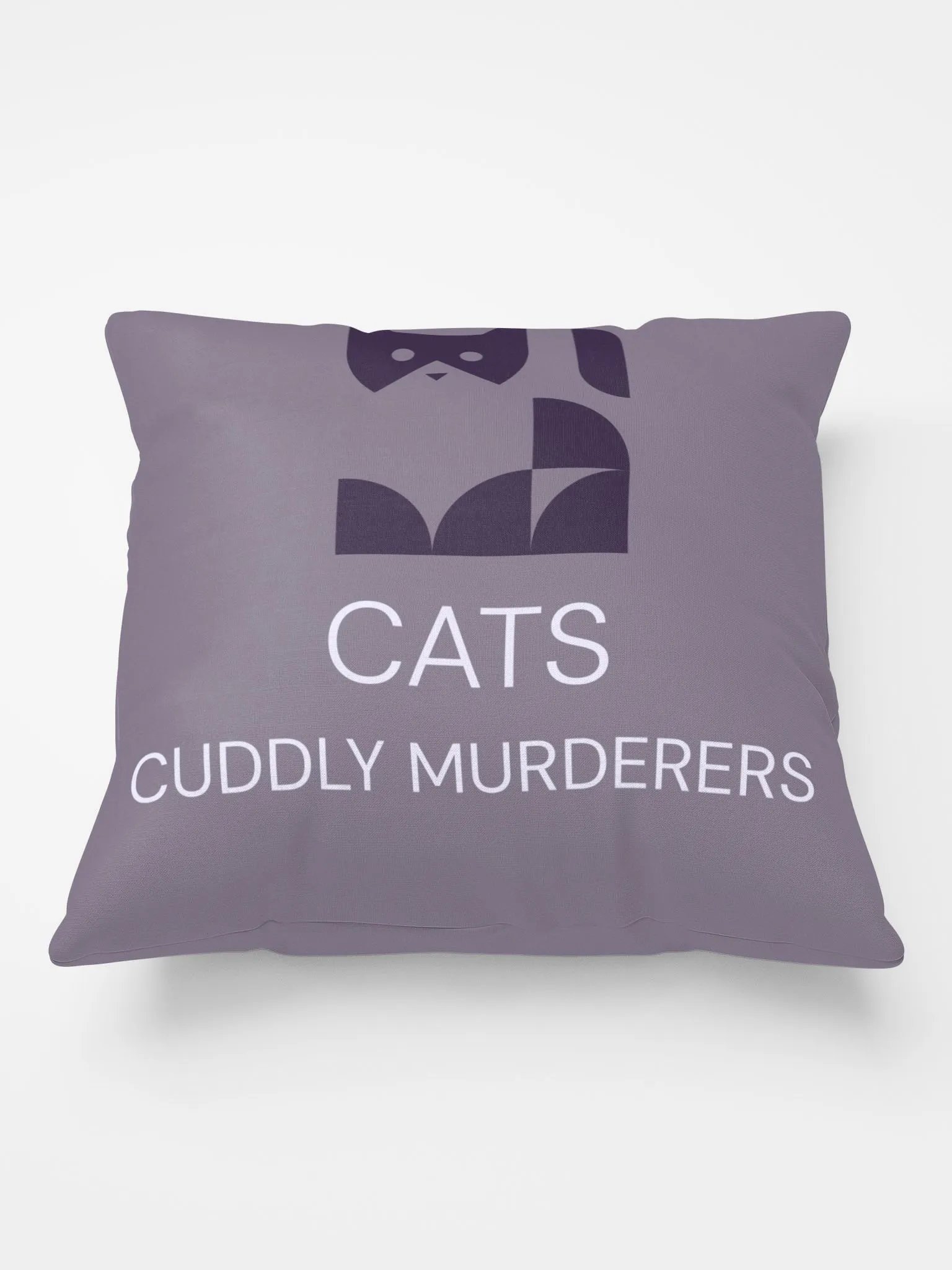 CATS, CUDDLY MURDERERS. PILLOW product image (1)