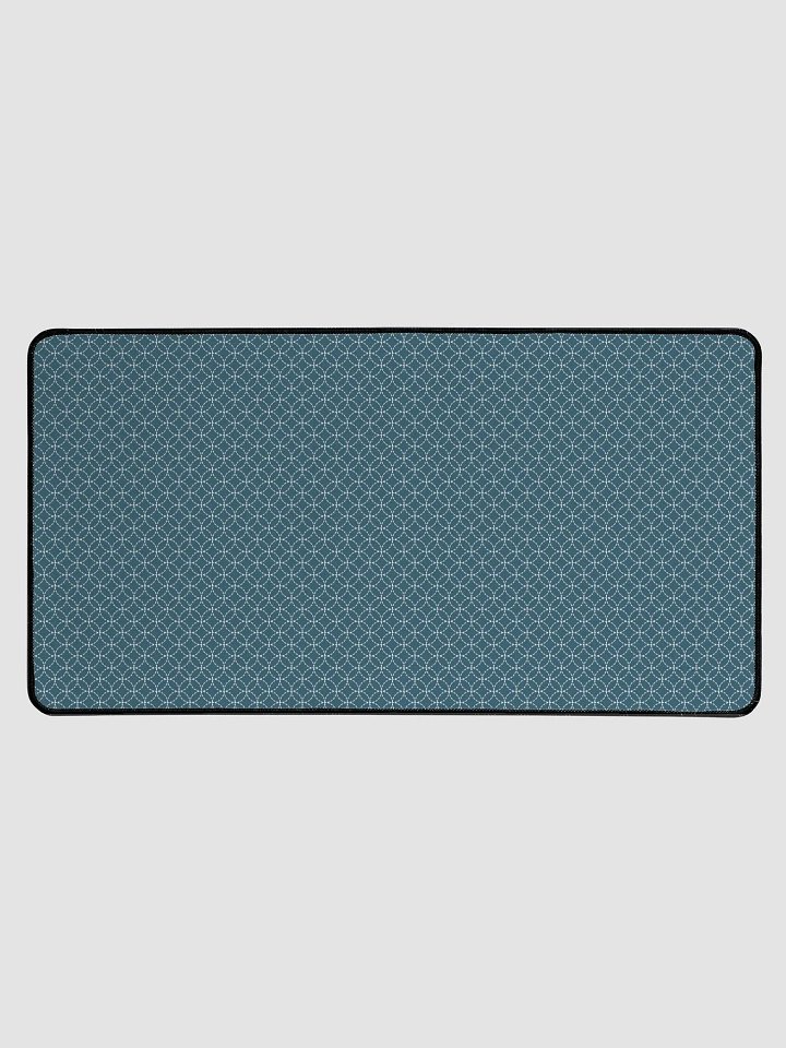 Desk Mat - Japanese Teal Shippo Pattern product image (1)