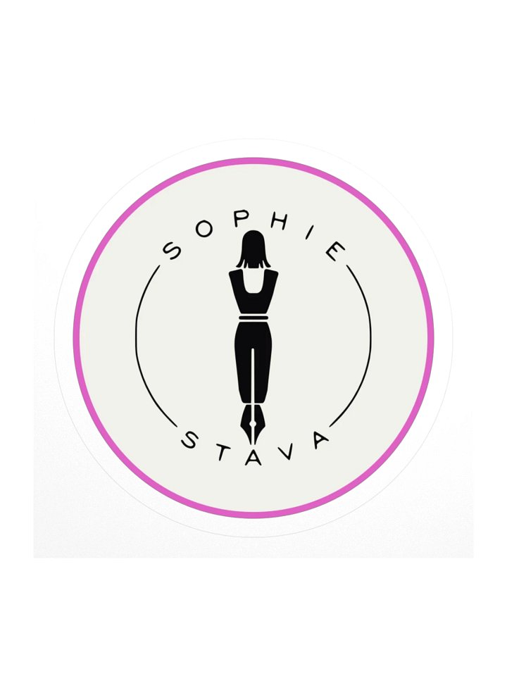 Sophie Stava Sticker — White