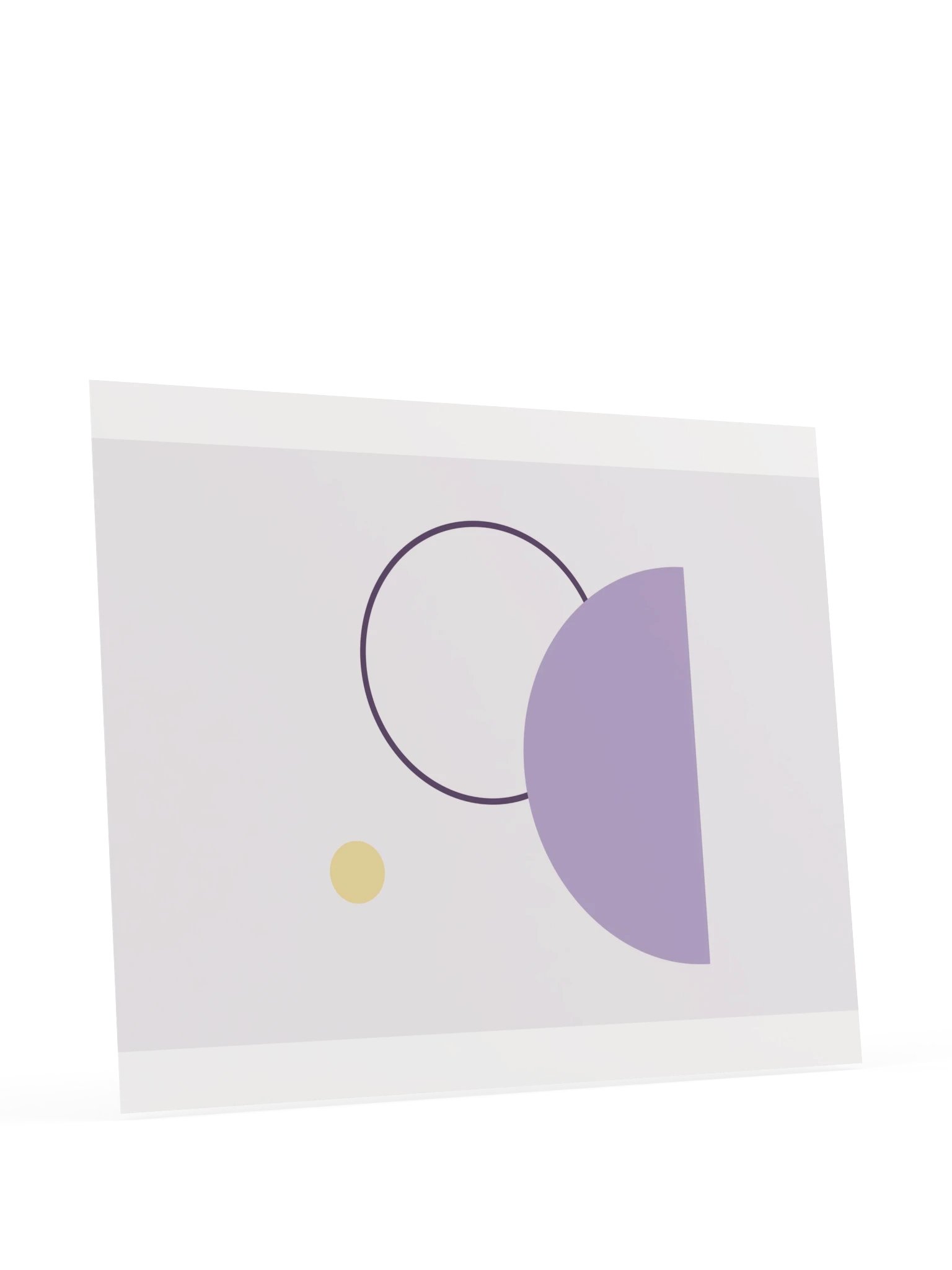 Lavender Moon Print | Abstract Bathroom Wall Art product image (11)