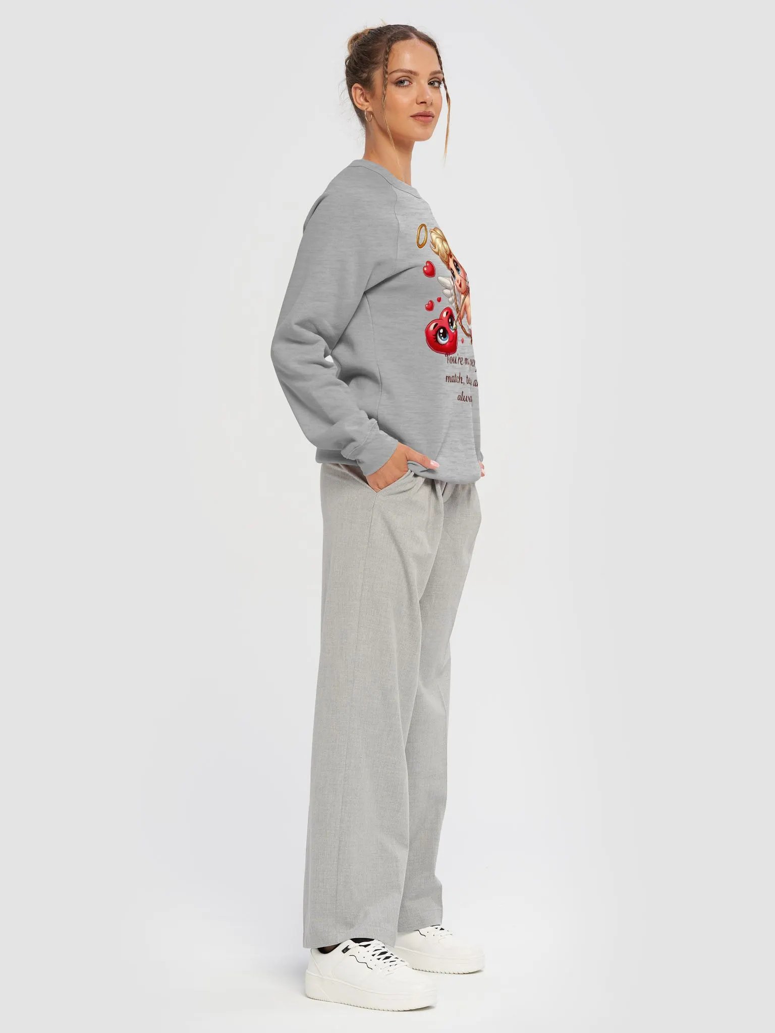 Cupid's Perfect Match Raglan Sweatshirt product image (6)