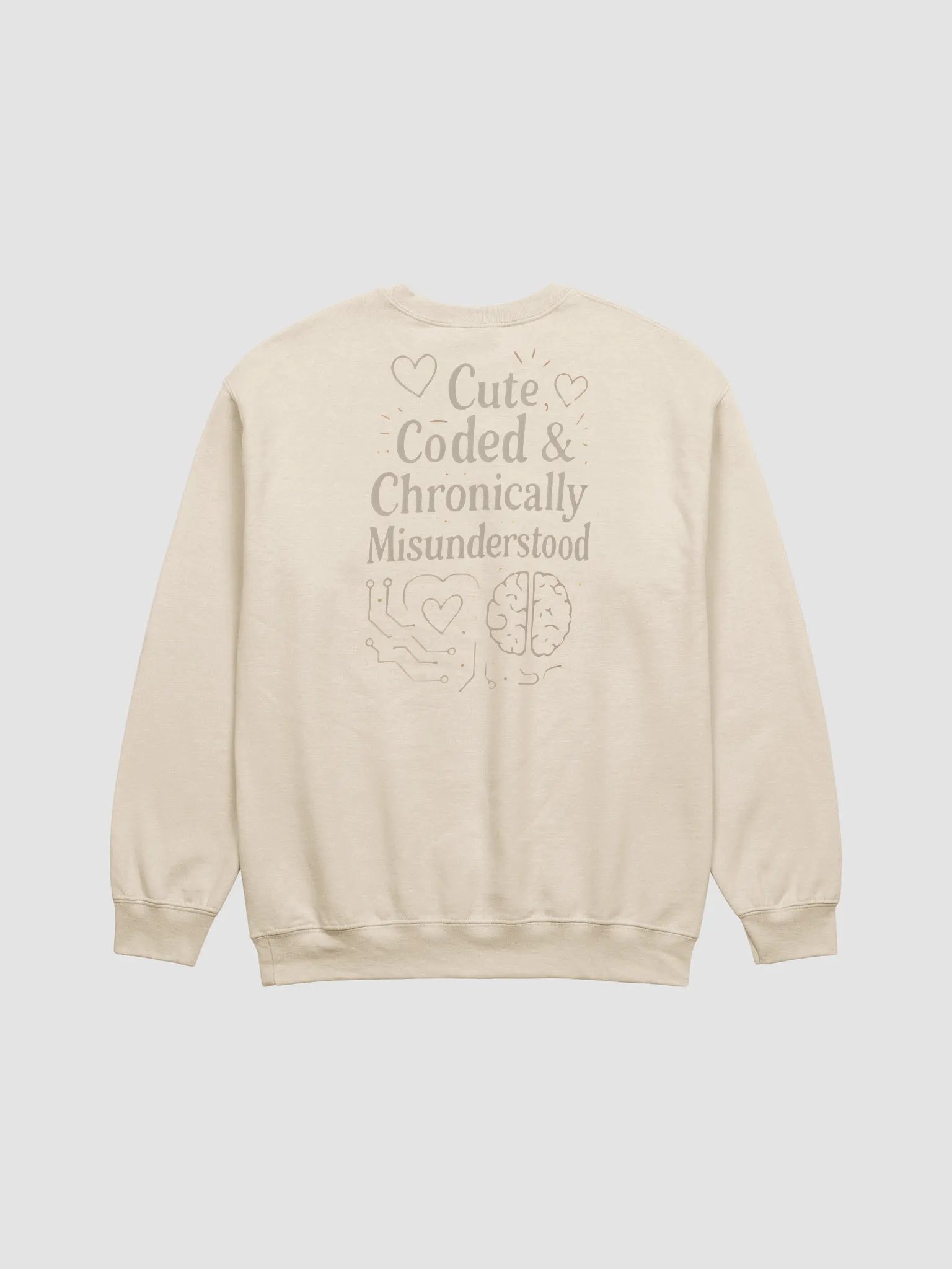 Cute Coded & Chronically Misunderstood Sweatshirt product image (6)