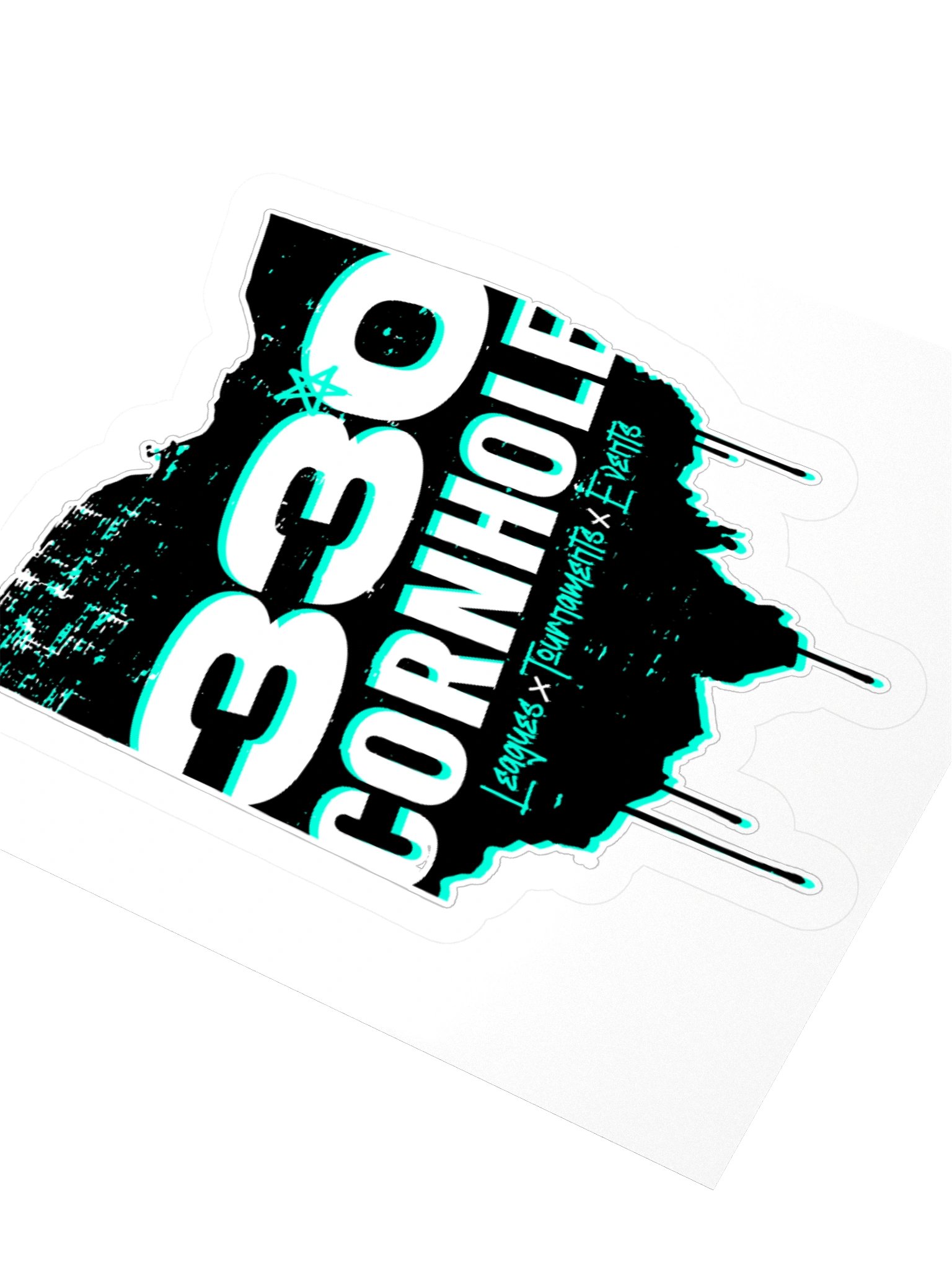 330 Cornhole Grunge Sticker Collection product image (9)
